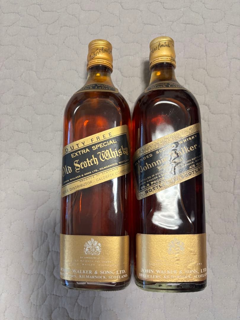 Johnnie Walker Black Label 2本セット　古酒
