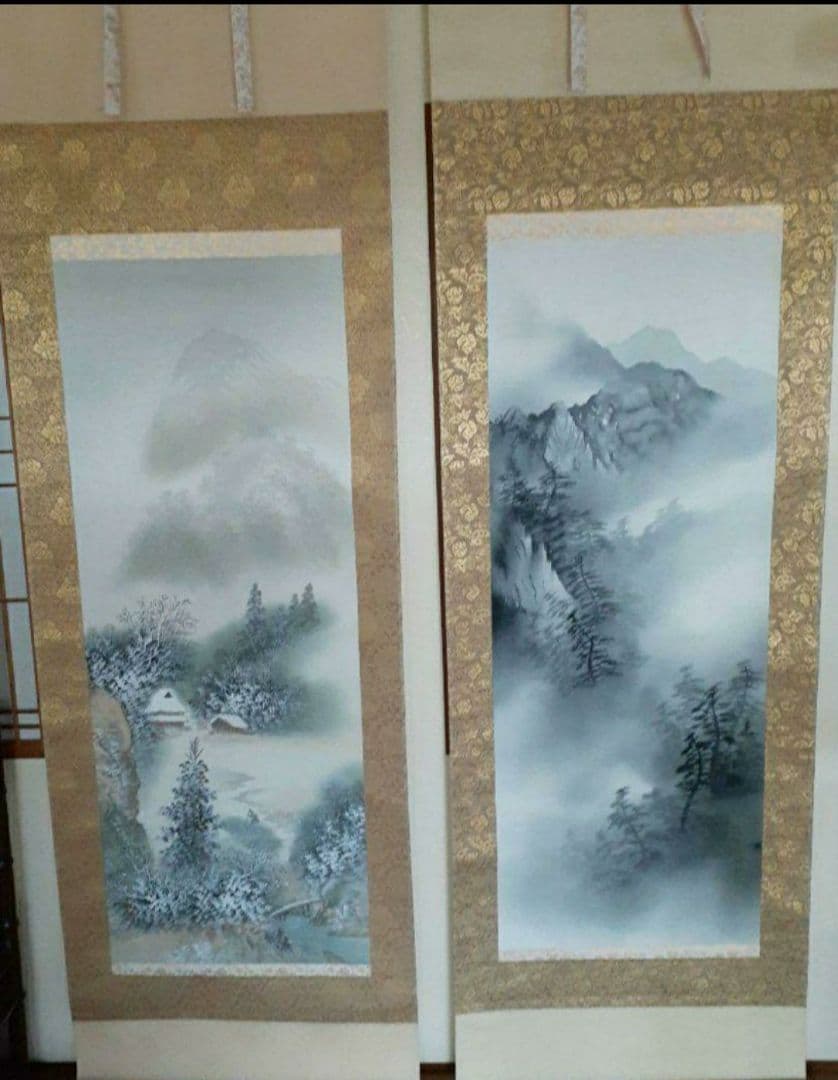 掛け軸/四季/4本