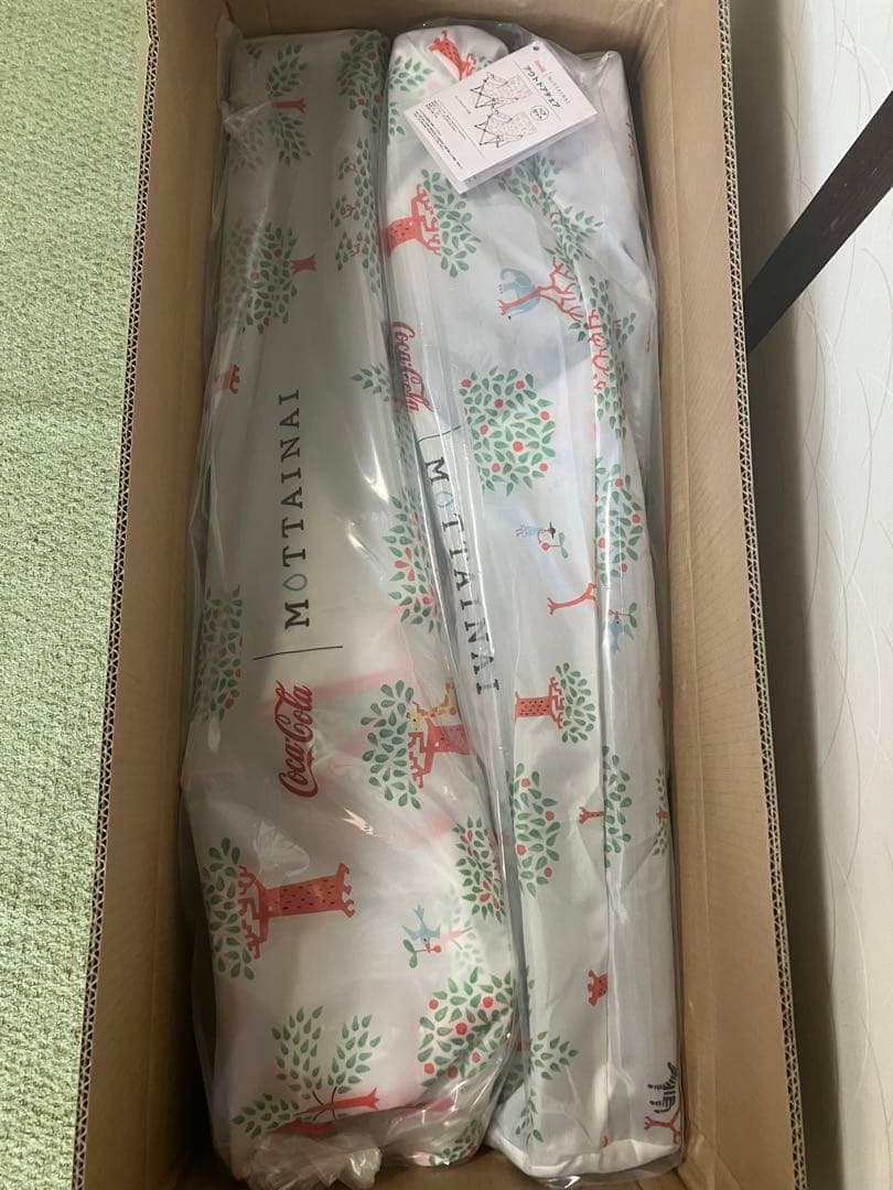 送料込♪当選品！コカコーラ×MOTTAINAI レジャーマット&チェア 2脚♪