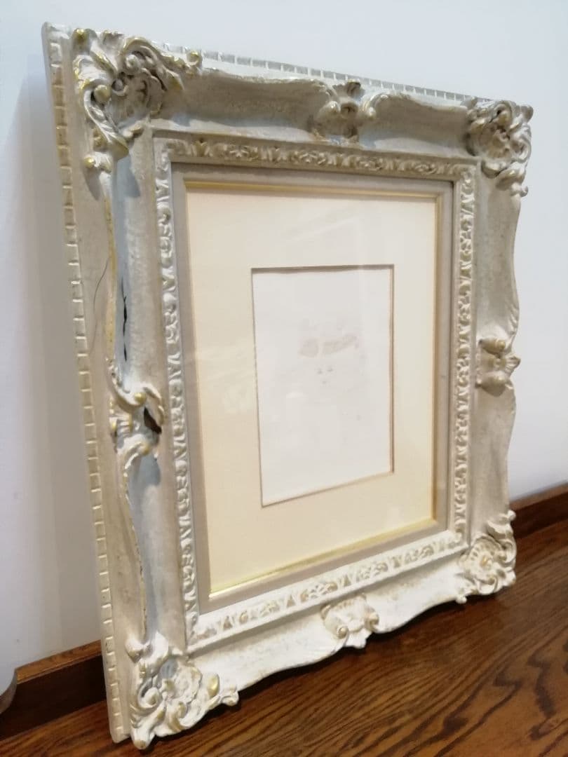 M●希少 東郷青児　【婦人像】　水彩5号　共箱鑑定書付