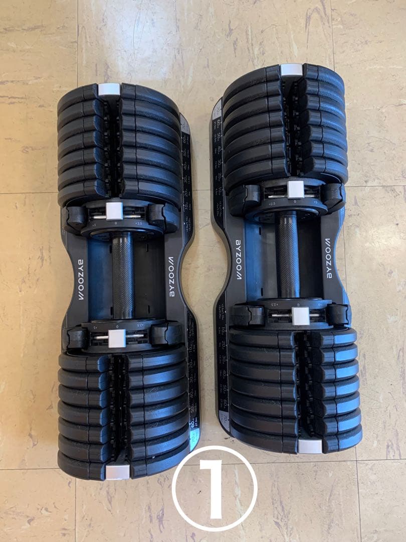 とこまページ①Byzoom ダンベル　34kg ×2個セット