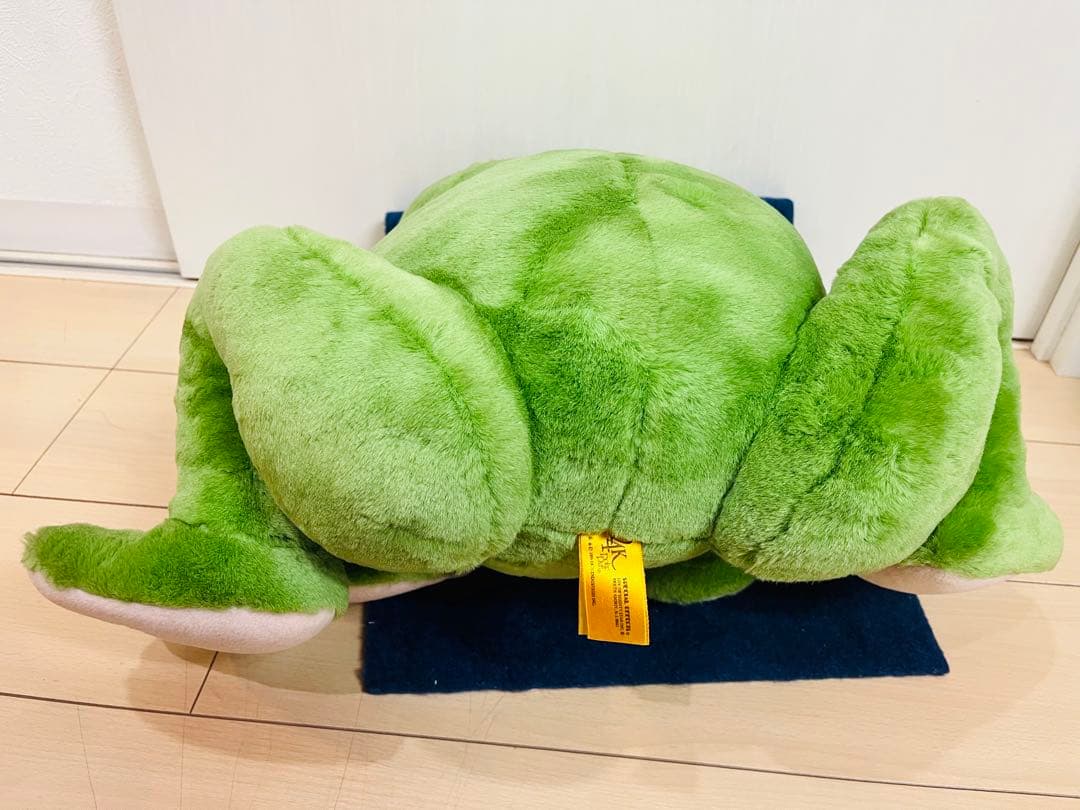 プレイトーキン　24K カエル　特大　おすわりぬいぐるみ