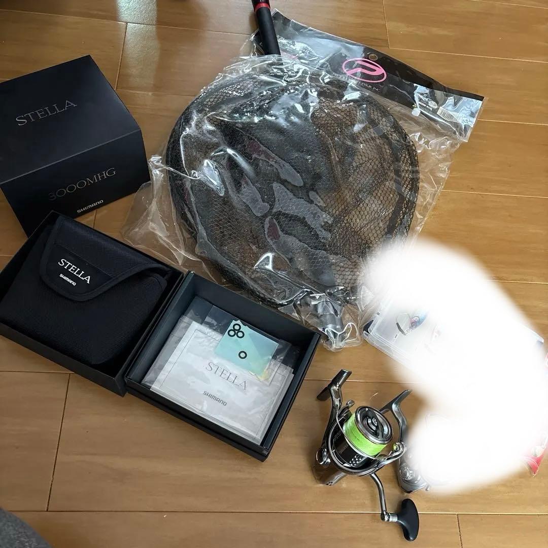 SHIMANO リール　ルアー　タモ網　セット
