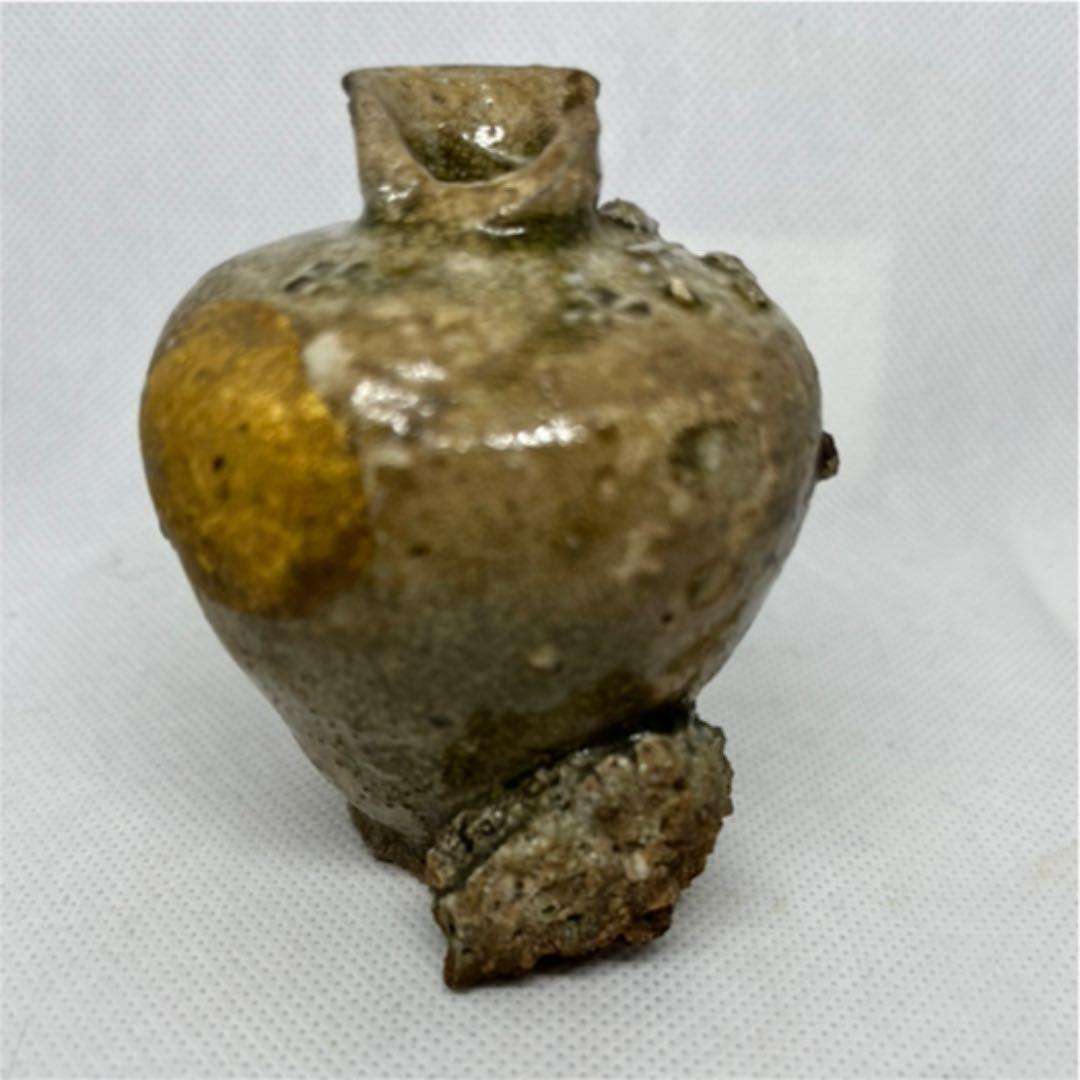 【お値下げ】骨董　古瀬戸　小壺　瓶子（直しあり）