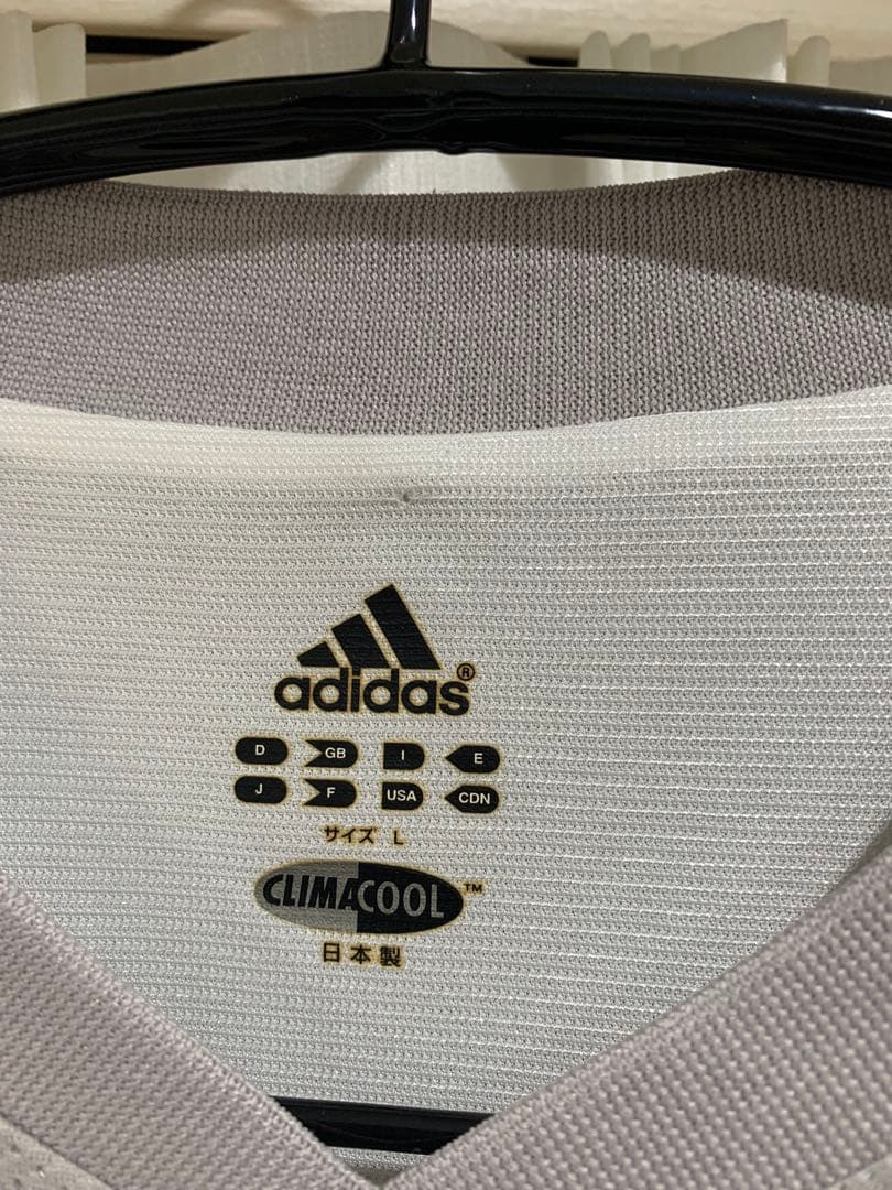 戸田和幸 21番 ユニフォーム 日本代表 2002年 日韓 w杯 アウェイ L