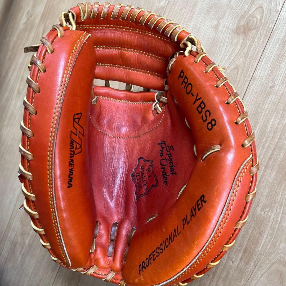 横浜ベイスターズ 谷繁 野球 グローブ グラブ キャッチャーミット ハタケヤマ