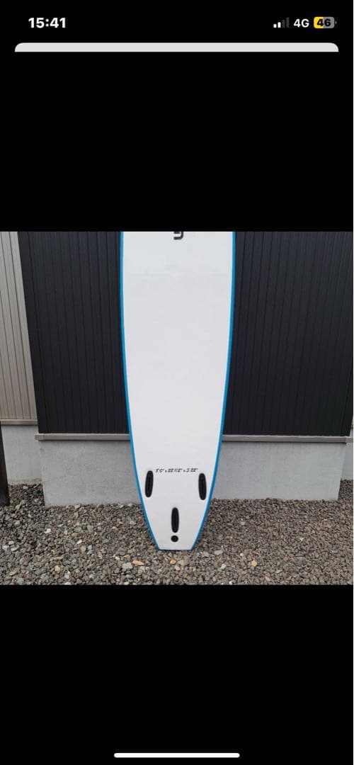 nanum サーフボード ソフトボード ８フィート フィンとリーシュセット