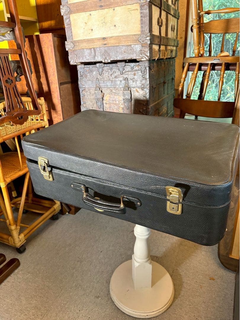 1950–60s ヴィンテージスーツケース 大型 希少ステッカー付