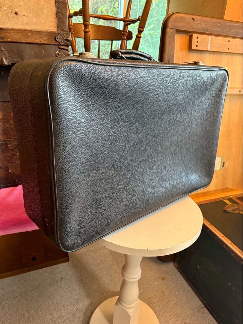 1950–60s ヴィンテージスーツケース 大型 希少ステッカー付