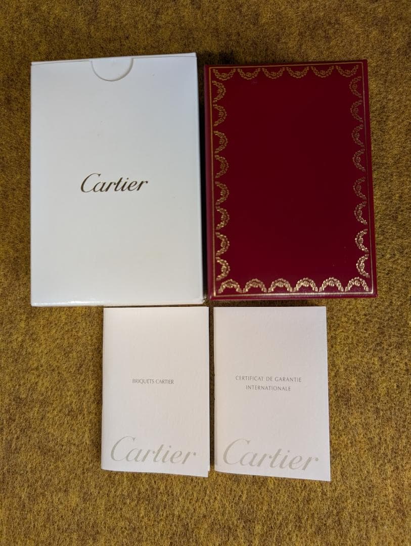 まとめ売り　Cartier　カルティエ　ライター　ケース　ボックス　空き箱　赤