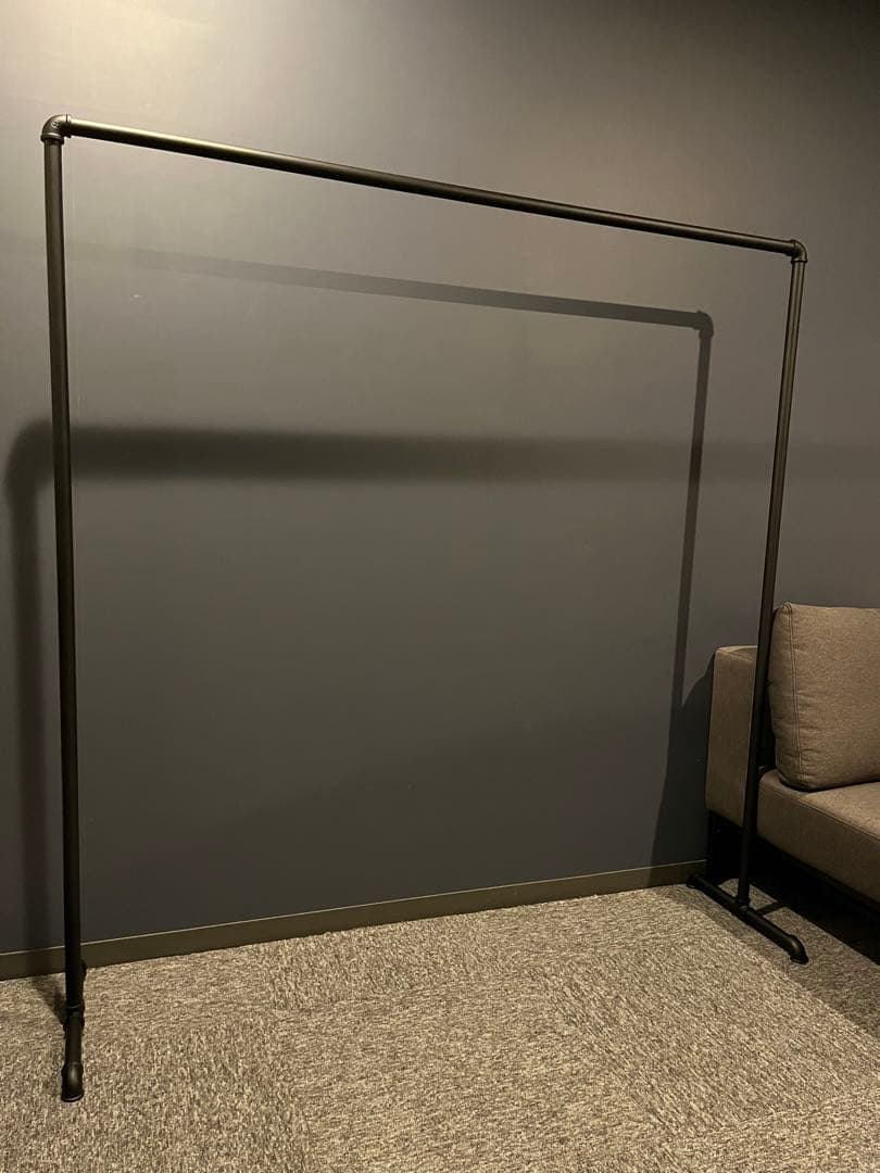 ラック ガス管 アイアン パイプ 鉄 黒 収納 什器 店舗 古着 服 アパレル