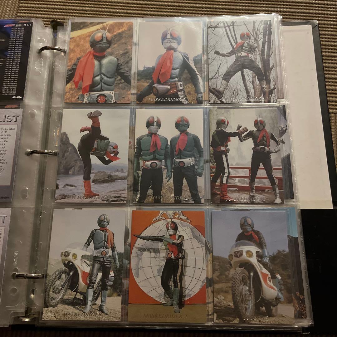 アマダ仮面ライダーカード.アマダ1996 1.2号第1弾コンプ当選有り、V3.X