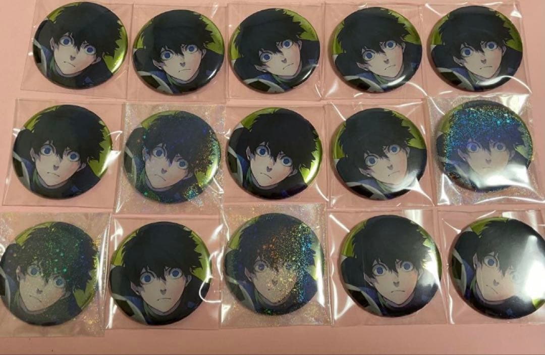ブルーロック展 カイザー 潔 缶バッジ A 29個+15個