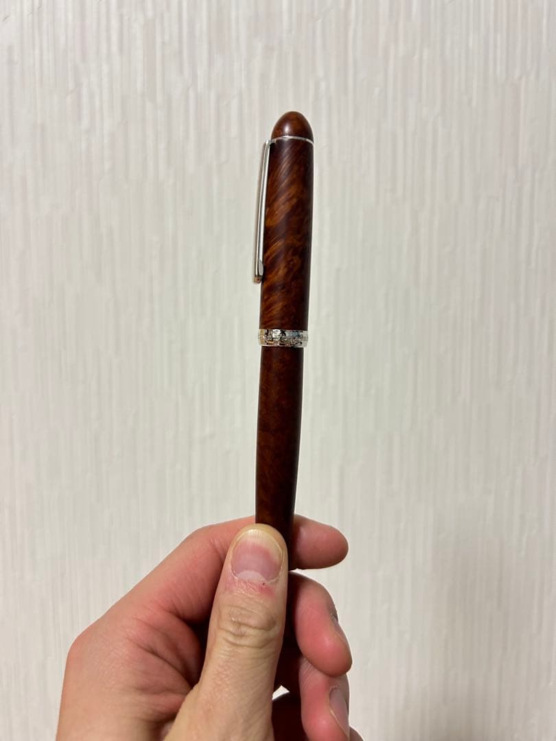 廃盤 中屋万年筆 ブライヤー 中軟 特軟加工 ロジウム