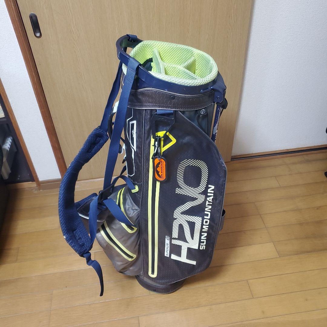 サンマウンテン 軽量防水スタンド式 キャディバッグ H2NO
