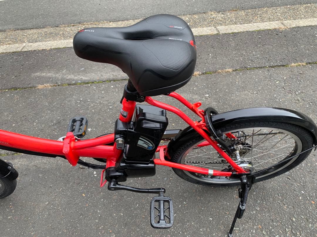 【即乘】送料無料 Peltech折り畳み電動アシスト自転車20インチ 動作確認済