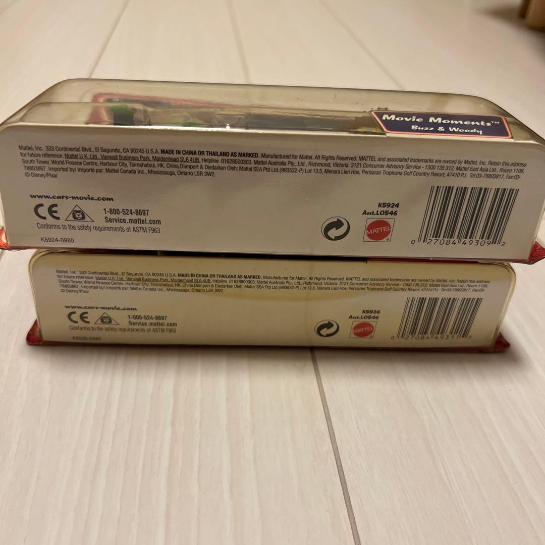 最終値下⭐︎マテル社ミニカー ディズニーカーズ MOVIE MOMENTS 2種
