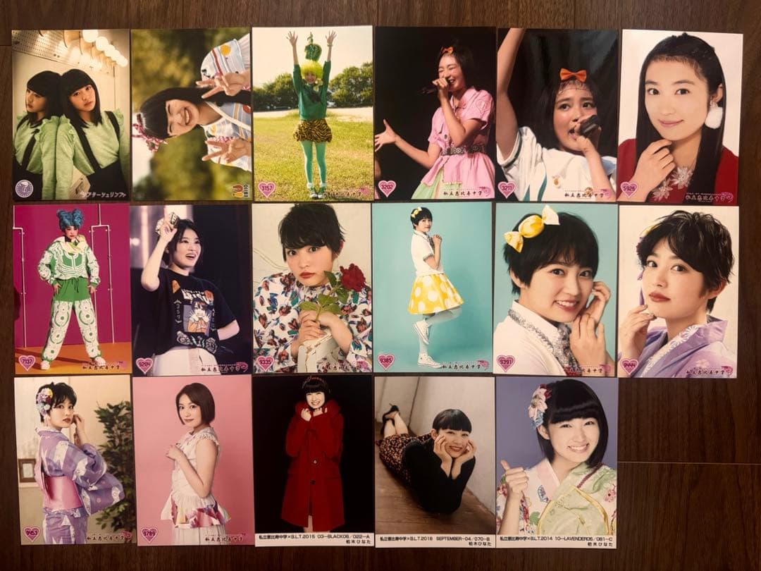 私立恵比寿中学　エビ中　柏木ひなた　生写真　サイン　セット