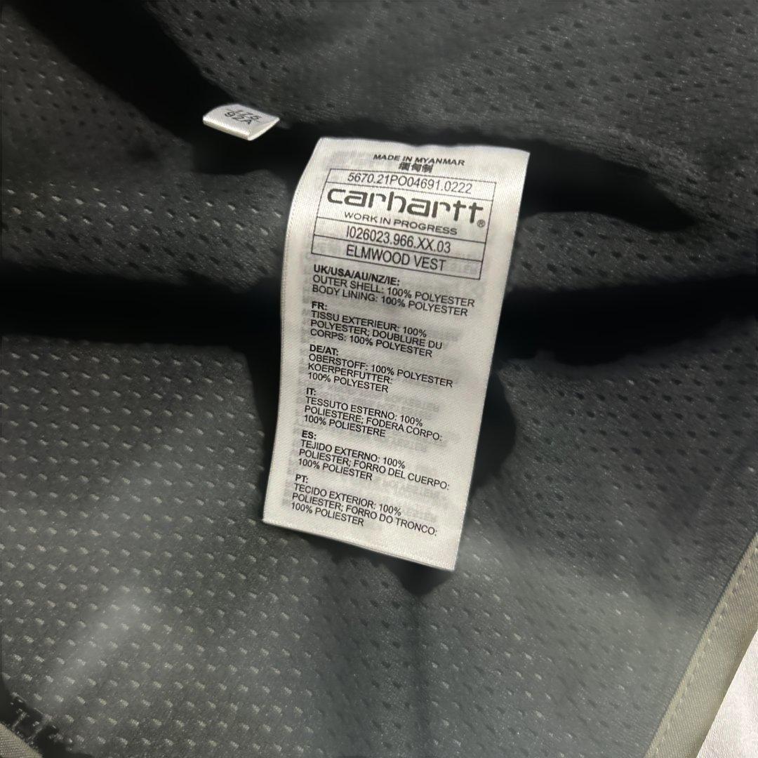 Carhartt WORK IN PROGRESS フィッシングベストmサイズ