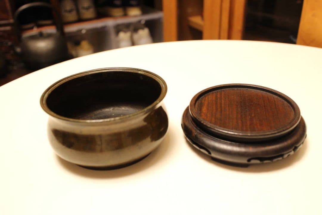 大明宣徳年製　　銅香炉　中国