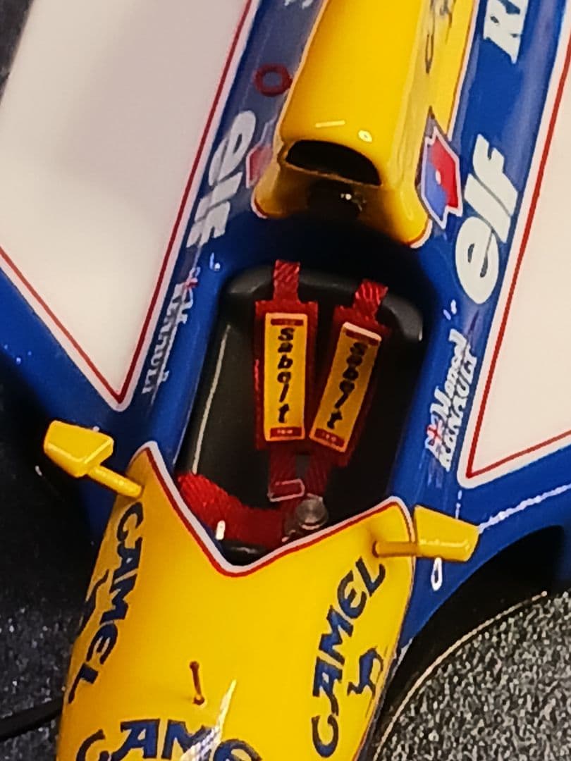 タメオ製1/43 ウイリアムズFW14キット完成品(ナイジェル・マンセル)