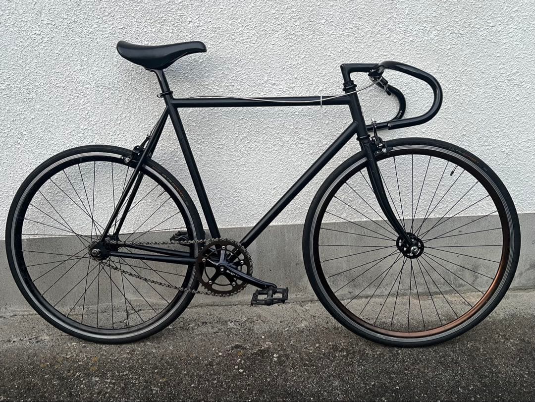 Fuji feather フジ フェザー ブラック 58cm シートポスト固着有