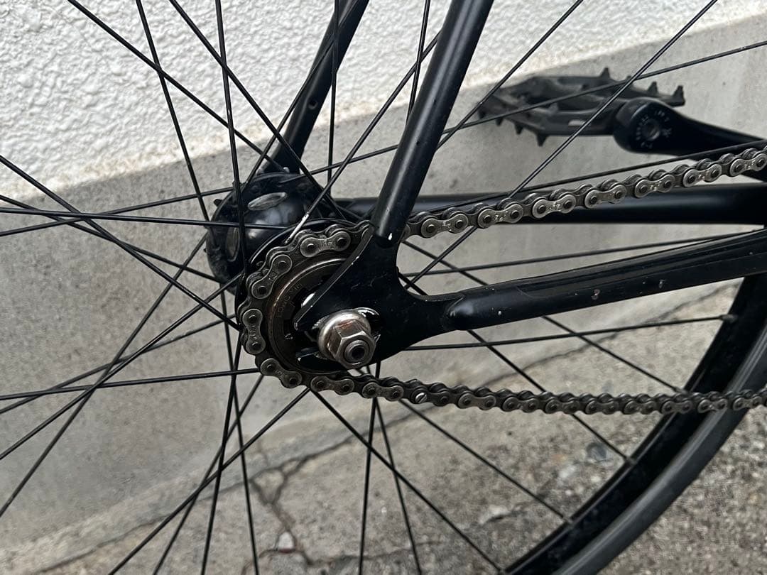 Fuji feather フジ フェザー ブラック 58cm シートポスト固着有