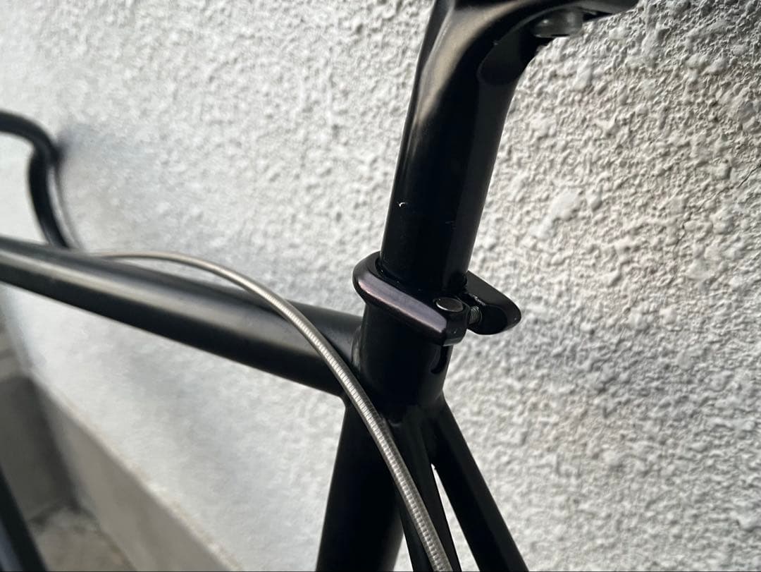 Fuji feather フジ フェザー ブラック 58cm シートポスト固着有