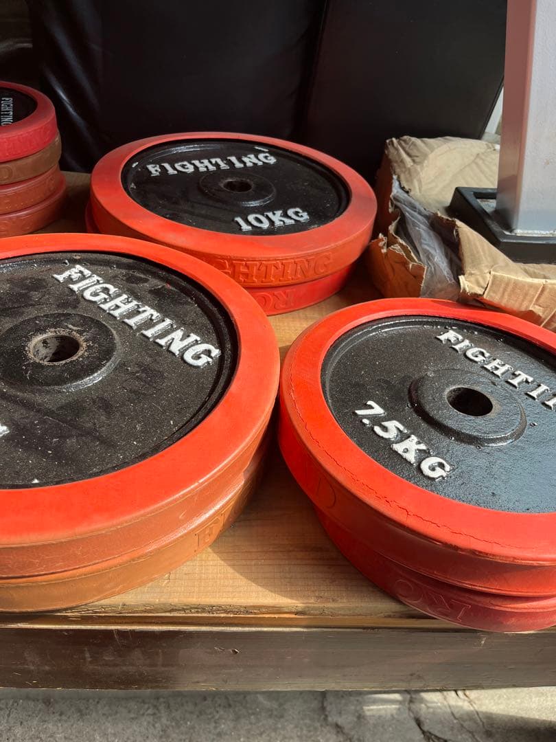 FIGHTING ダンベルプレート 総重量 １７０キロ　引き取り限定