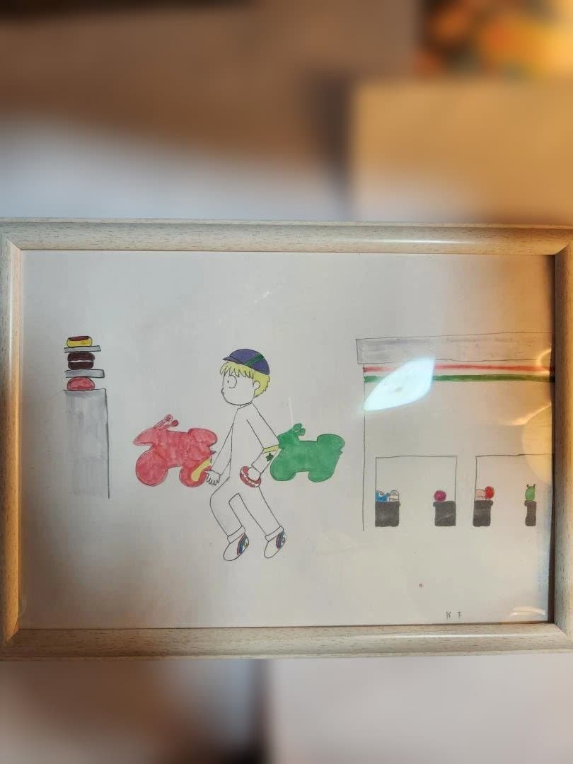 夢の中で見たコンビニの世界A4サイズ