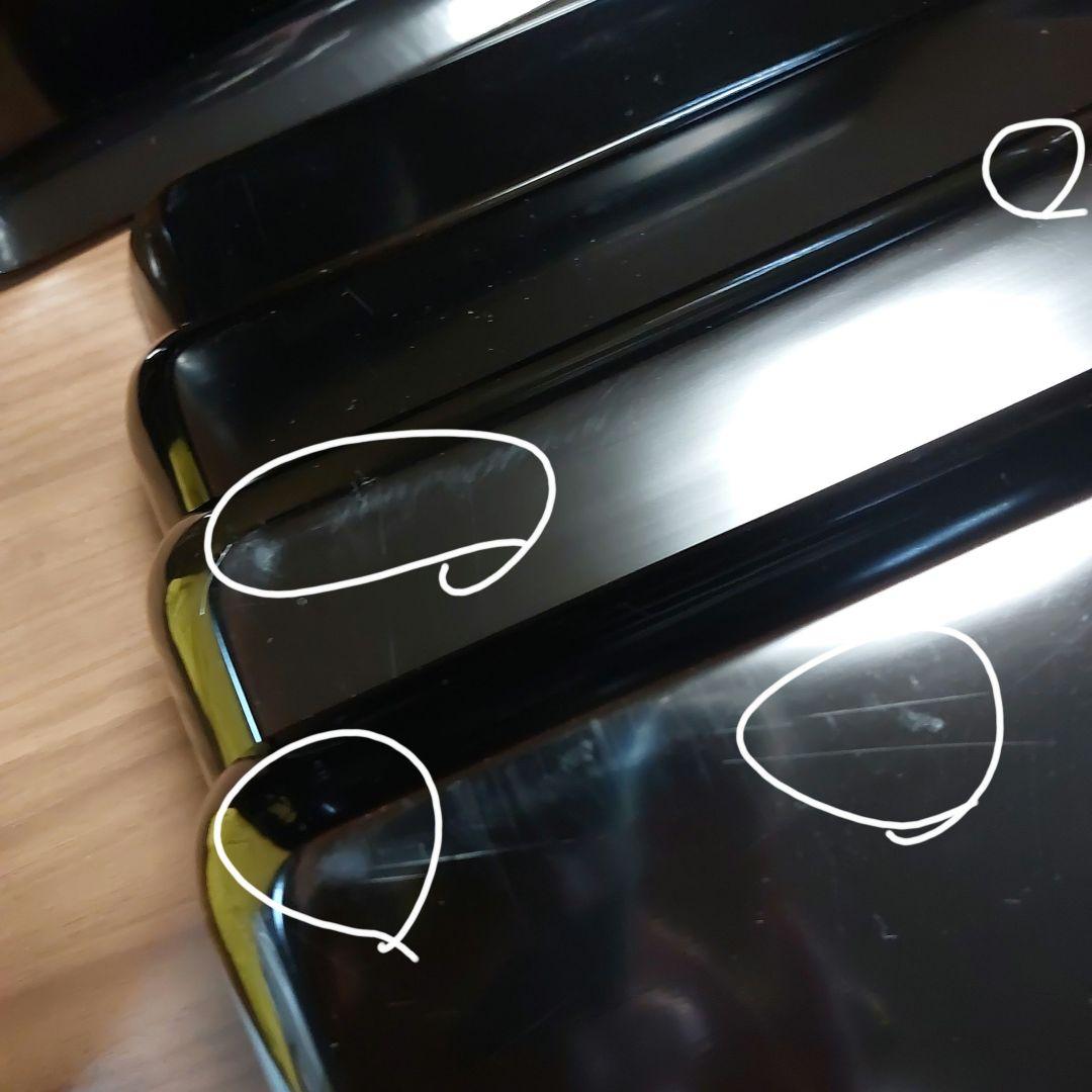 輪島黒塗懐石四方盆五客36×36