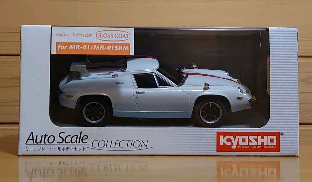 京商ミニッツレーサーサーキットの狼ロータスヨーロッパスペシャルSP　ボディセット