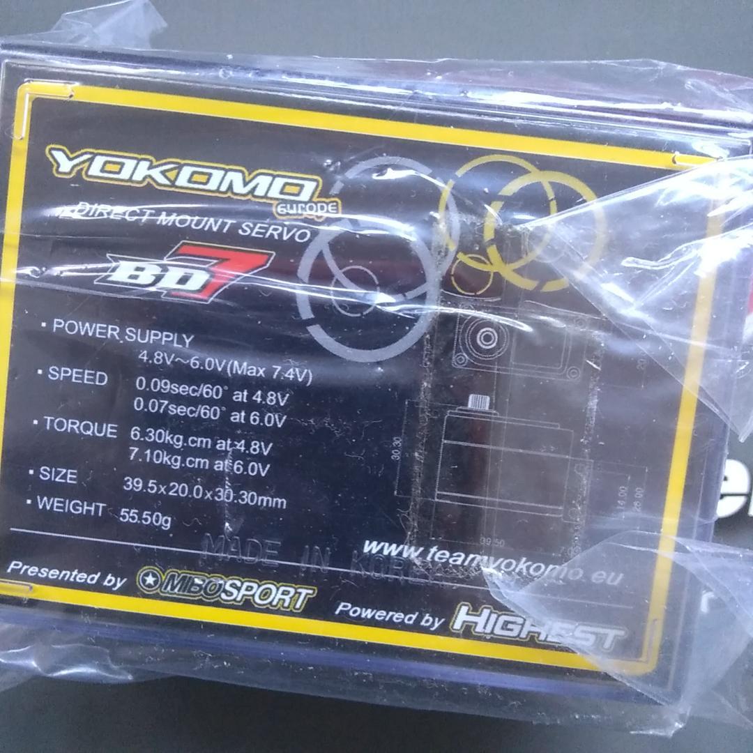ヨコモ BD7 Ver. RS2 限定発売キット、ヨコモ BD7 サーボ