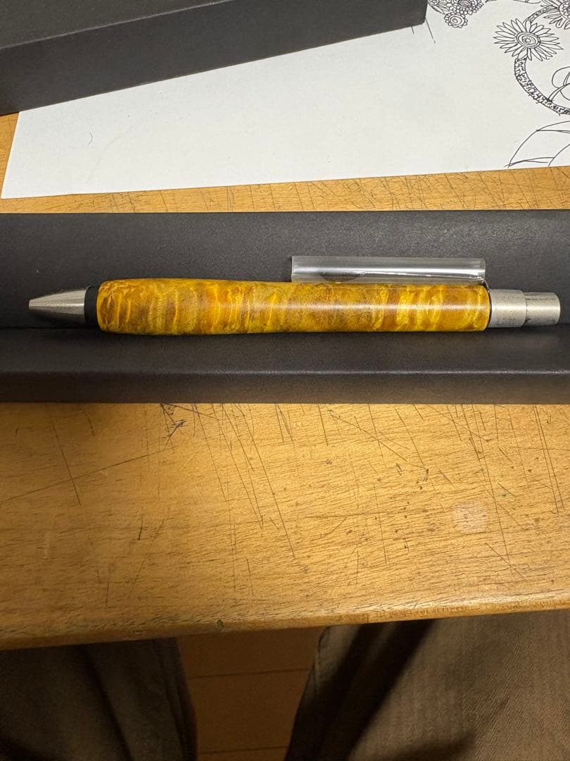 ウッドペンクラフト 木製ボールペン 本体 専用箱付き