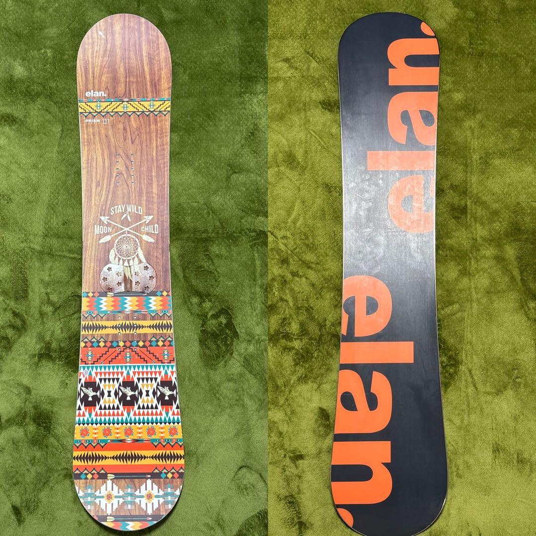 【新品・未使用】スノーボードelan PRISM 137 バインflux S