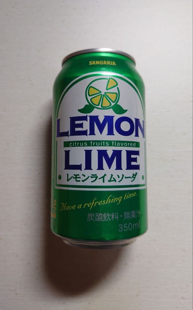 レモンライムソーダ　見本缶