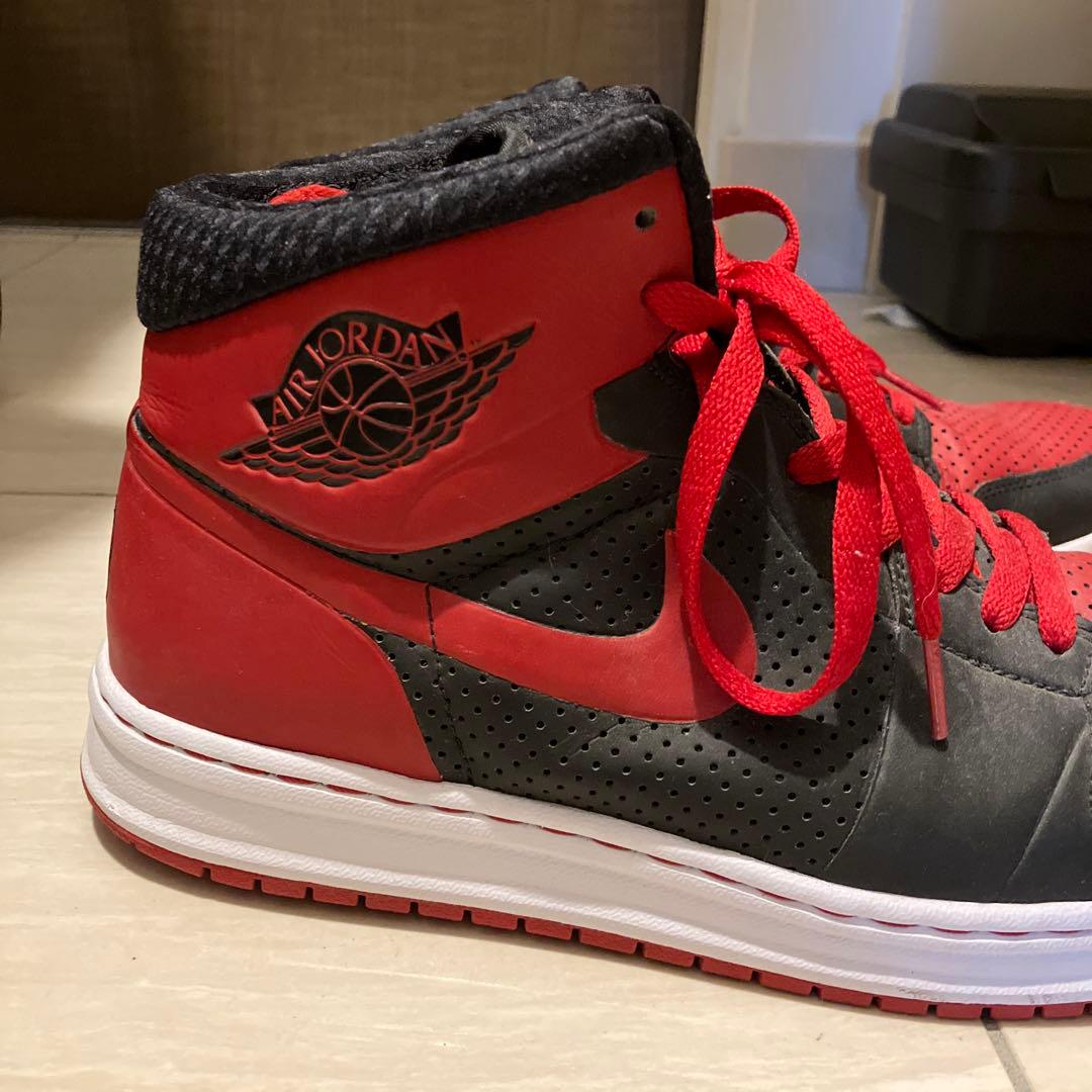 Jordan ブラック/レッド シューズ US10 エアジョーダン　スラムダンク