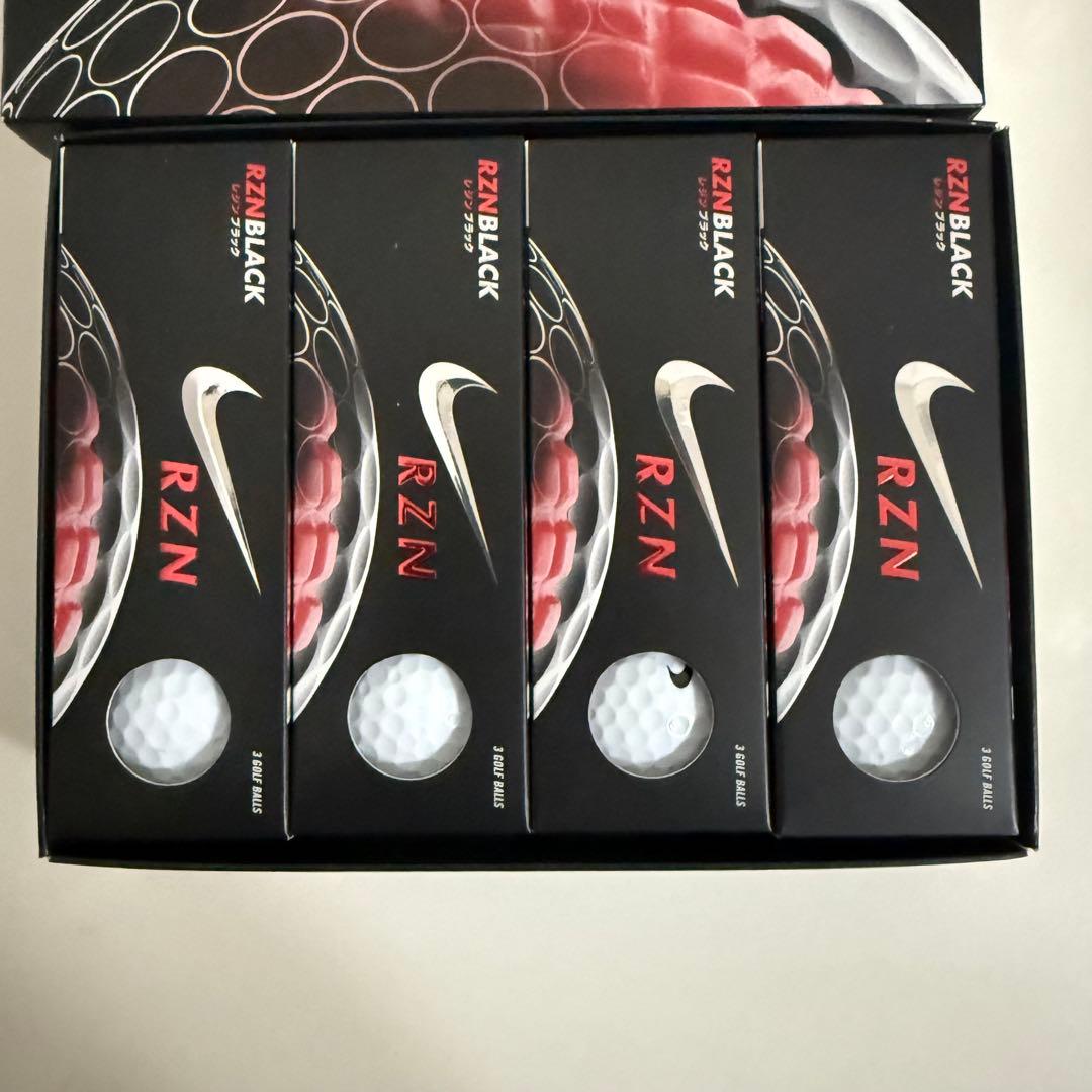 Nike RZN BLACK 白12球黄18球　新品未使用品　ナイキゴルフボール