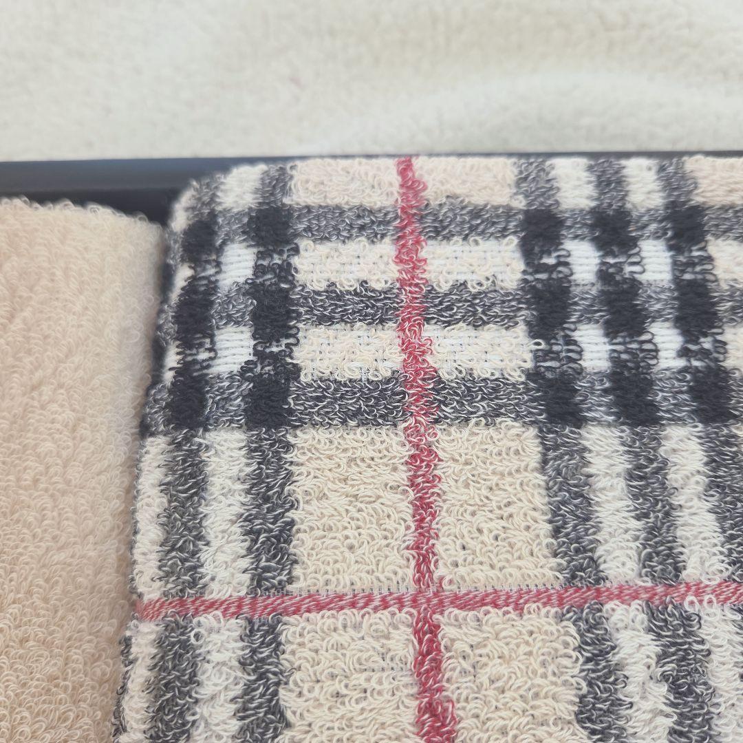 バーバリー　バスタオル1枚　フェイスタオル2枚　新品 ノバチェック