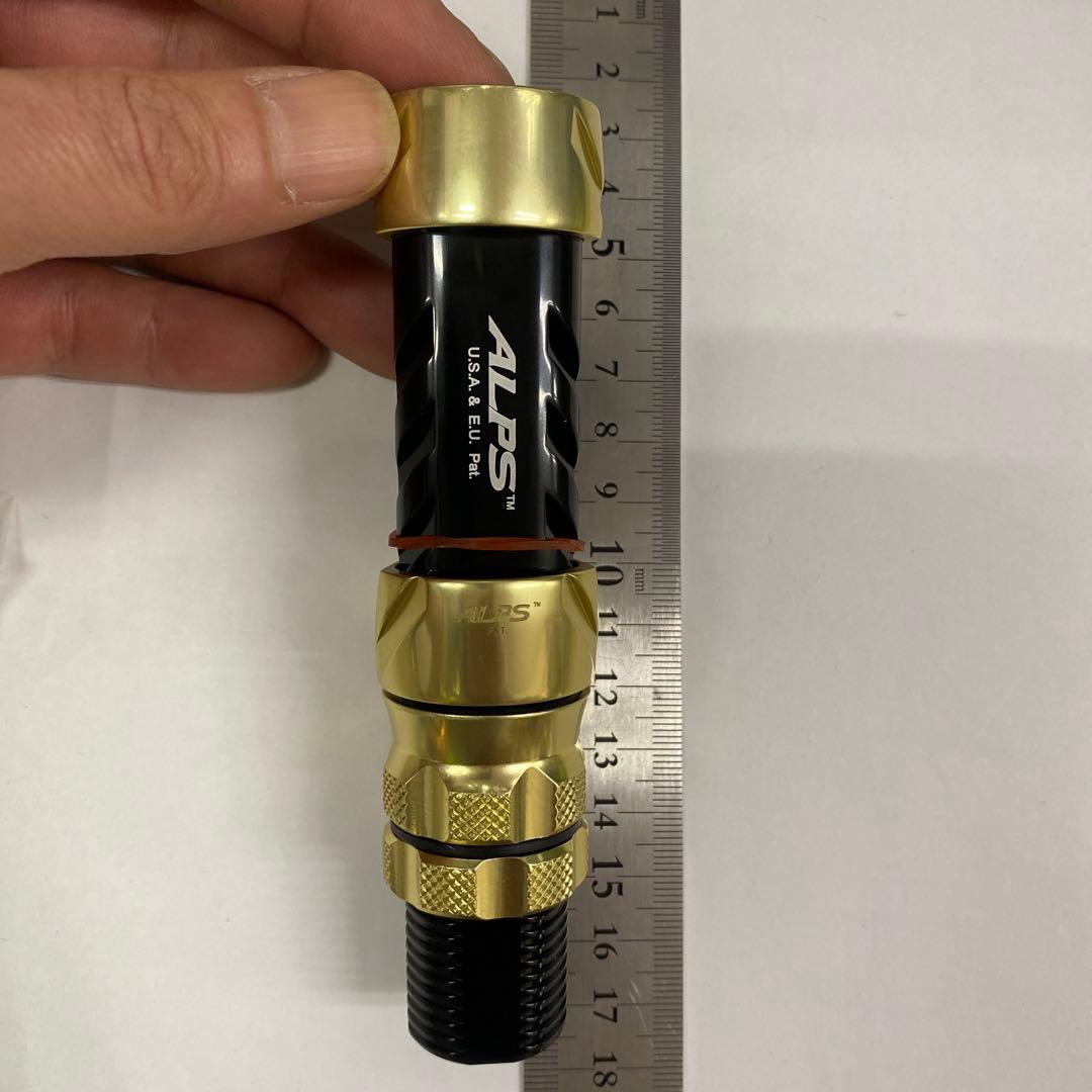 アルプス アルミパイプシート ブラックゴールド