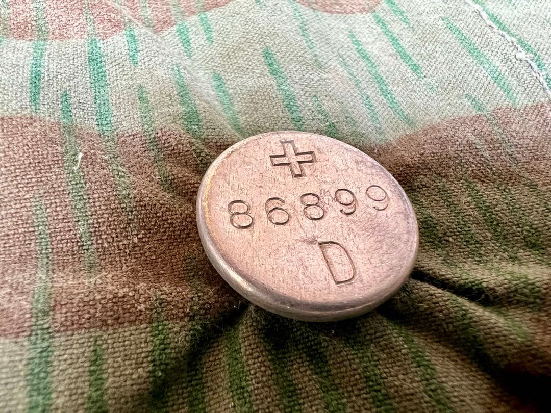 実物 40s スイス軍幕 スプリンターカモ ツェルトバーン ミリタリー テント