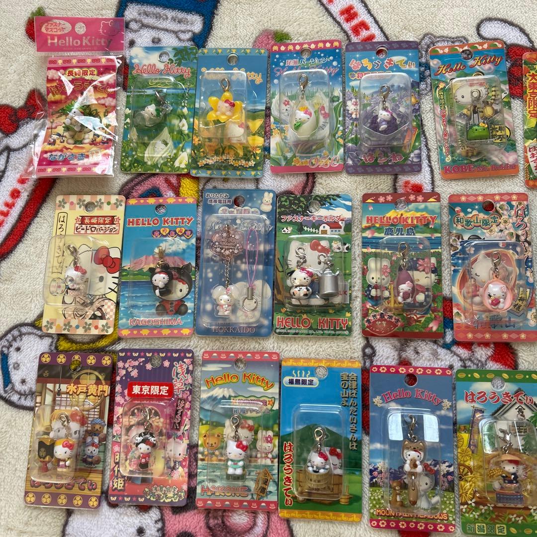 【未使用】ご当地キティストラップ まとめ売り