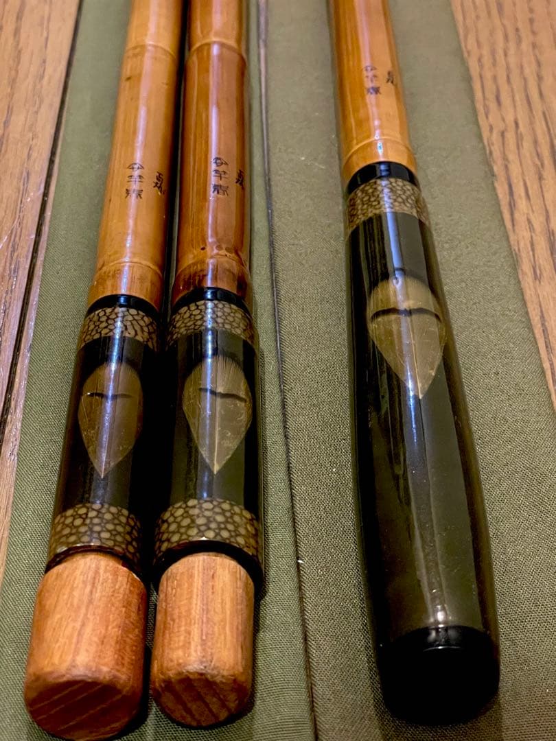 値下げします。 希少‼︎ 竿春 百煉 竿掛け 玉の柄 セット ヘラブナ ヘラ釣り