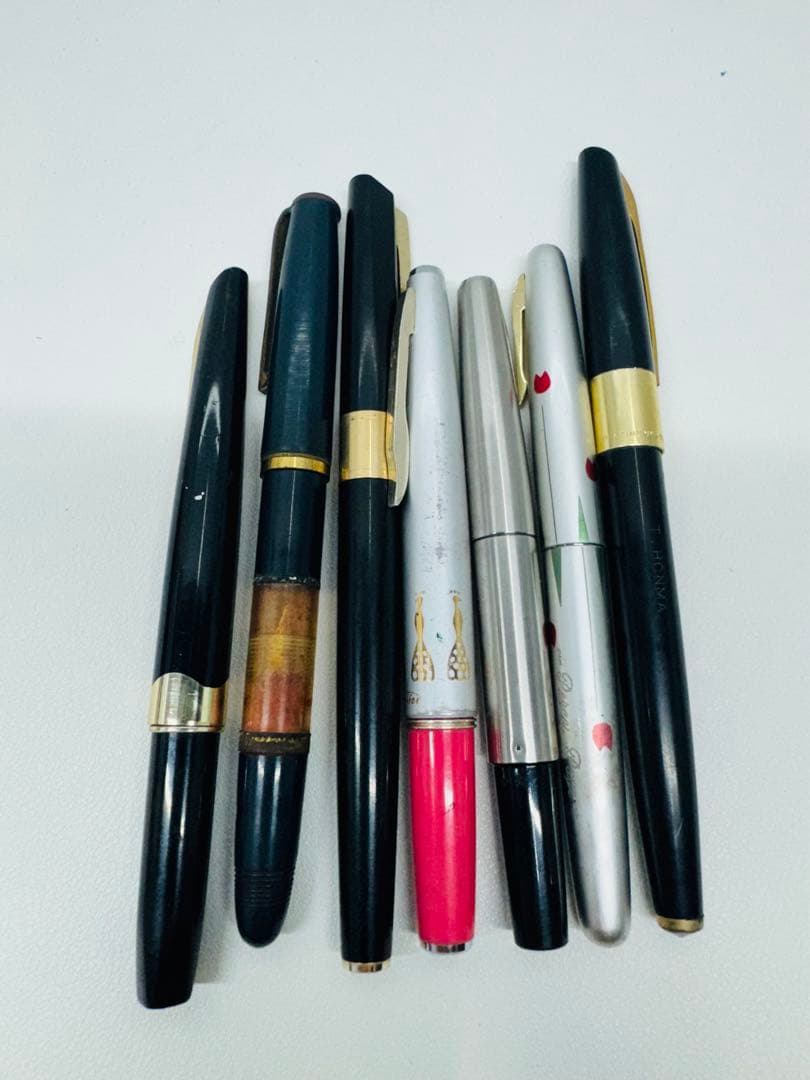 ジェイ★大特価 ⭐️18金 14金 パイロット など 万年筆 7本 まとめ