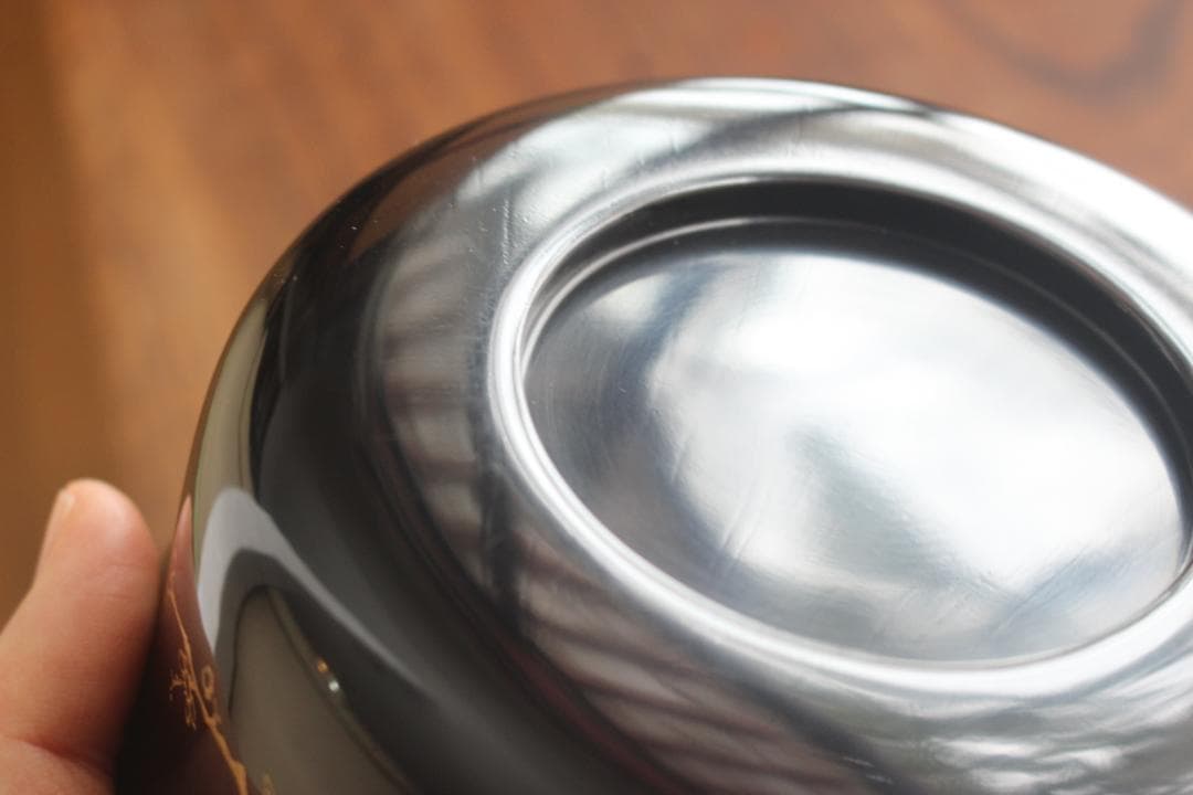 時代逸品！端正な時代黒漆に極上梅蒔絵の映える煮物椀2点（検懐石道具蒔絵椀茶道具