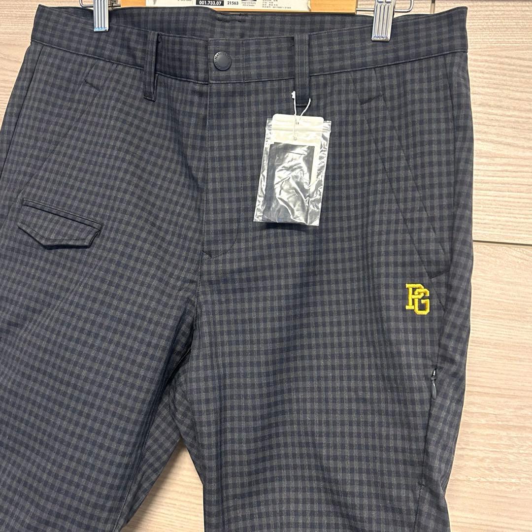 新品未使用 パーリーゲイツ チェック柄 ゴルフパンツ 裏起毛 メンズ 6