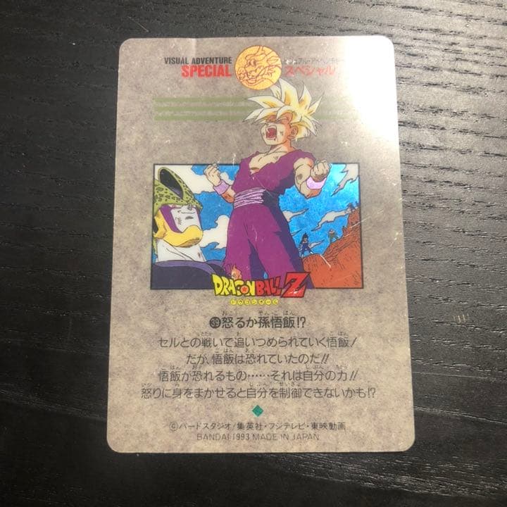 激レア　ドラゴンボール　39 怒るか孫悟飯　ヴィジュアルアドベンチャー