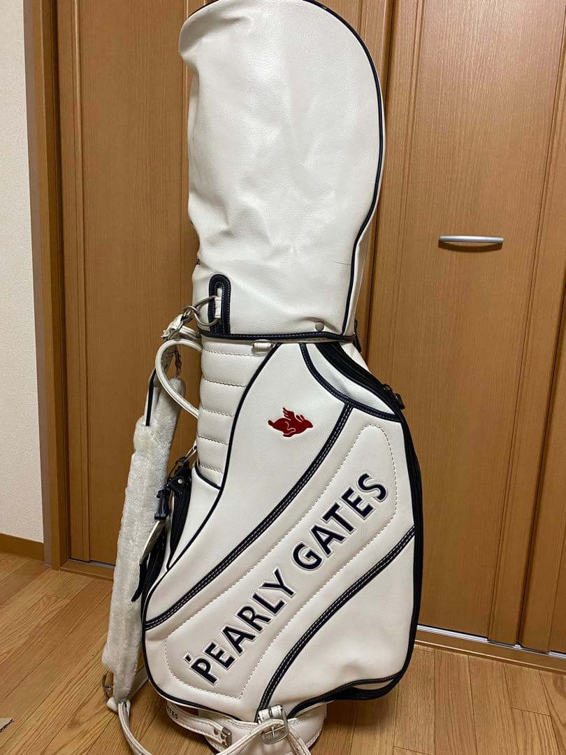 PEARLY GATES キャディバッグ ホワイト