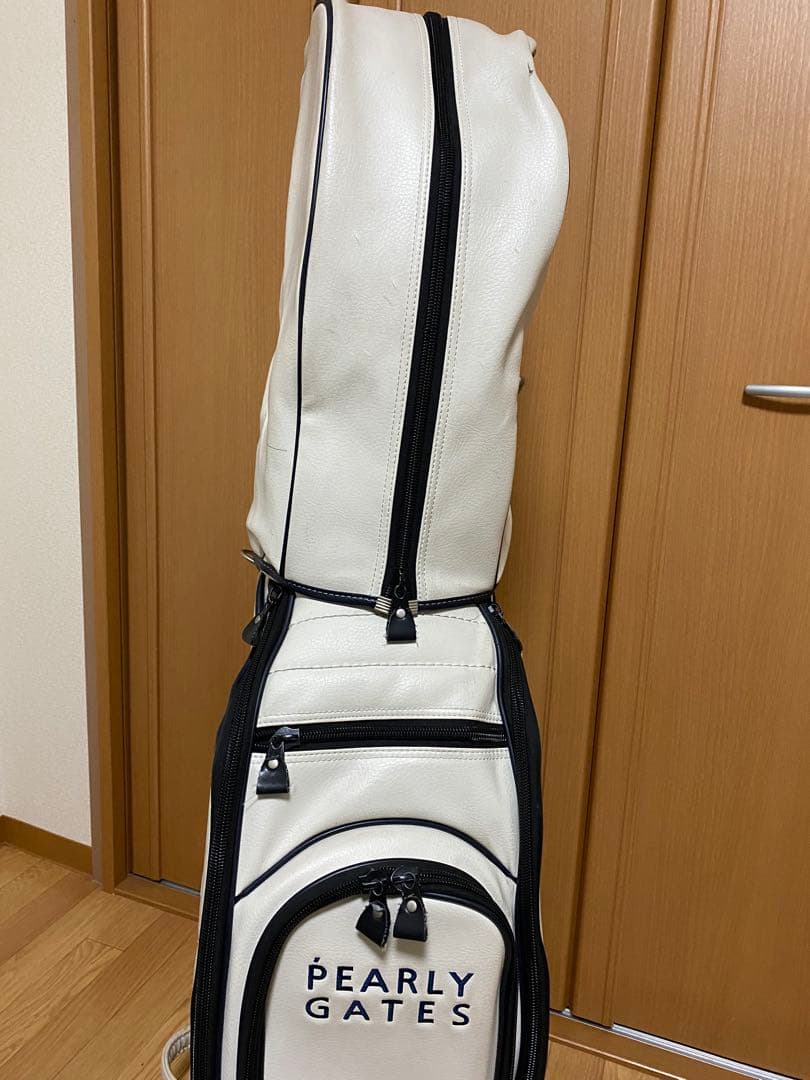 PEARLY GATES キャディバッグ ホワイト