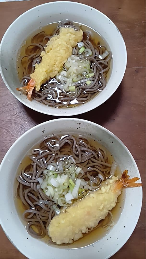 エビ天ぷらそば 2人前
